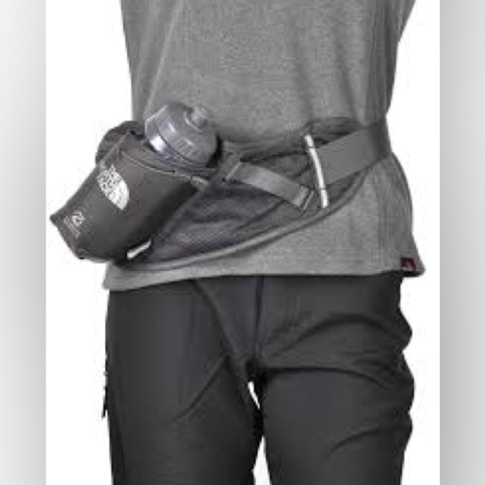 The North Face grey flight series waist belt